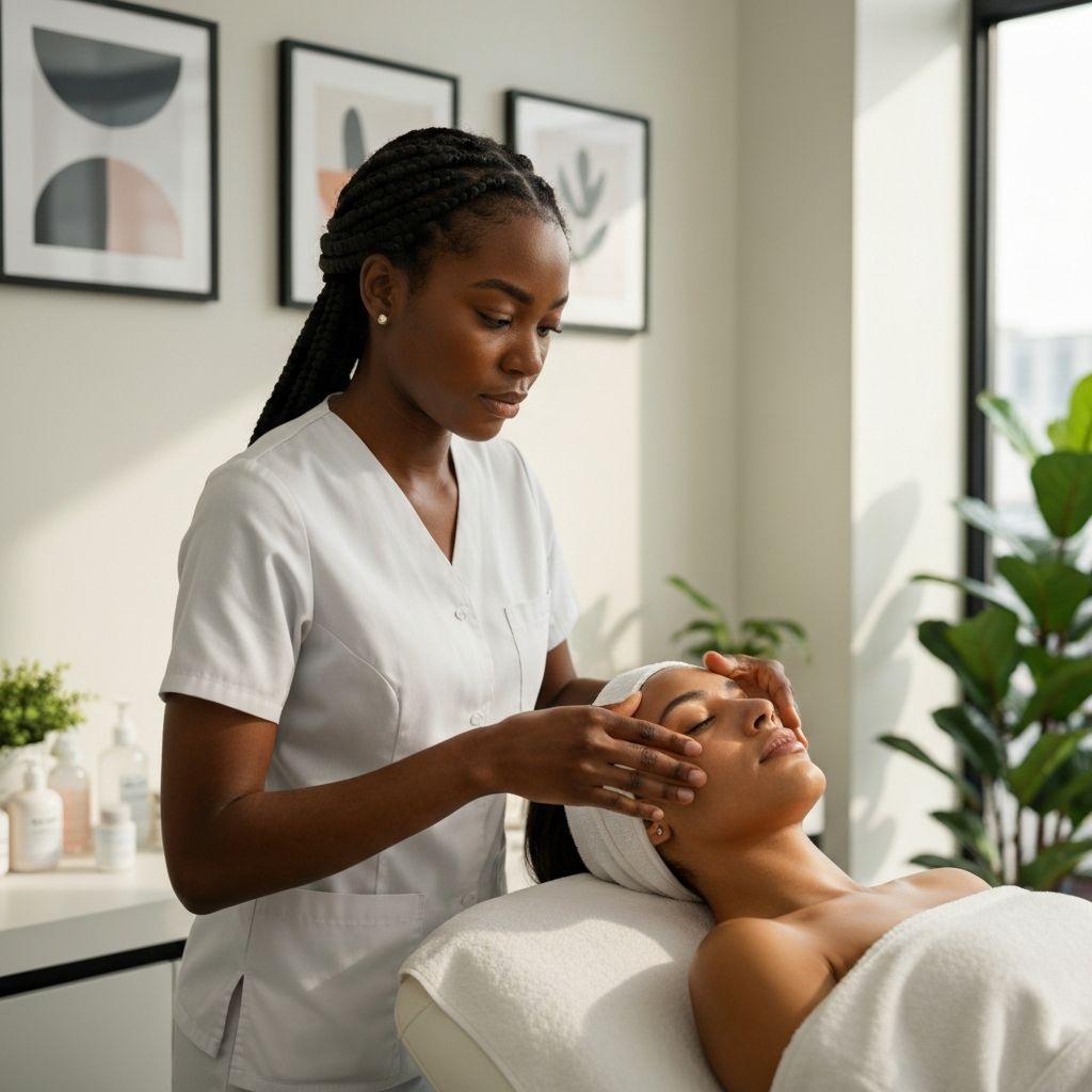 Traitement professionnel peau ethnique